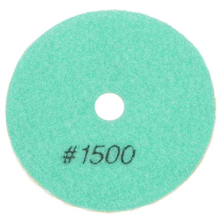 Specialty Diamond 4 Inch Diamond Wet Polishing Pad, 3mm Thick 1500 Grit BRTW41500